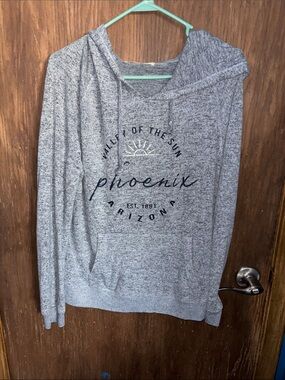 Ocean Drive Gray Phoenix Graphic Hoodie Sweatshirt
